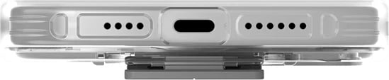 Mbështjellës UNIQ Heldro Mount me stand për iPhone 15 Pro Max 6.7", transparent
