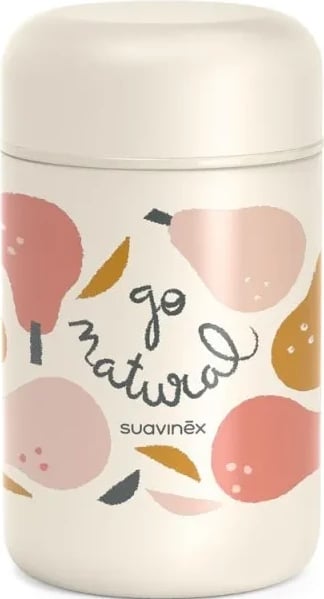 Termos ushqimi Suavinex për fëmijë, 350ml, krem