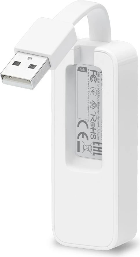 Përshtatës rrjeti TP-Link UE200 Ethernet 100 Mbit/s, i bardhë
