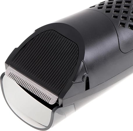 Trimer mjekre me vakum, Camry CR 2833, pa kabllo, LCD, 60 min, karikim USB, 2 përshtatës 3–12 mm, e zezë