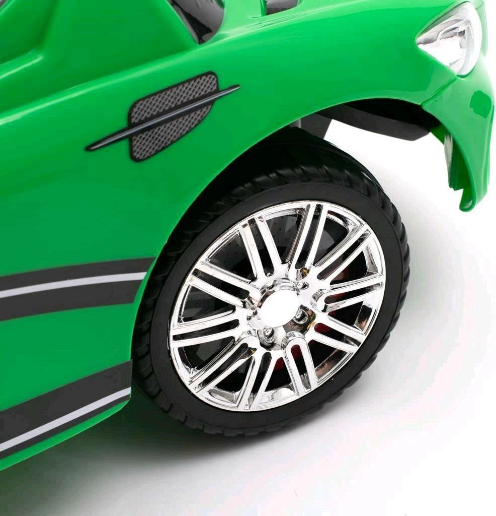 makinë shtytëse Baby Mix RACER me panel zëri, shtyllë shtytëse, 12m+, ngarkesë 25 kg, e kuqe