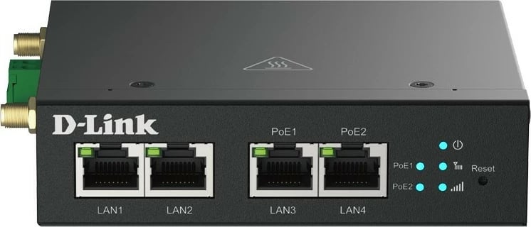 Modem LTE D-Link DWM-314-TP, 4 porte Ethernet, PoE, Nano SIM, i zi