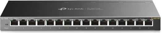 Switch TP-Link, 16 porte, 10/100/1000 MB/s, i zi