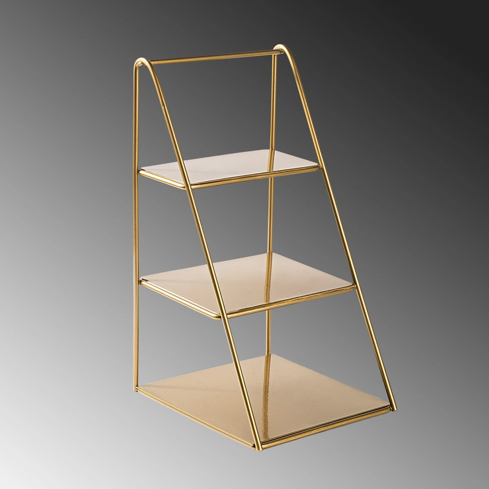 Aksesor dekorativ metalik, ngjyrë ari, Aberto Design Kalımnos-B