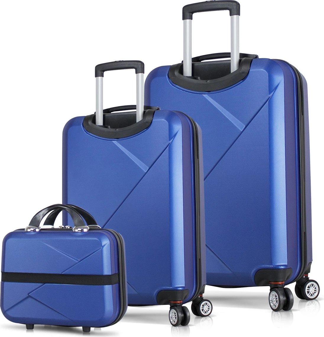 Set valixhesh (3 copë), Zoozie Bags, 1451, ngjyrë kaltër