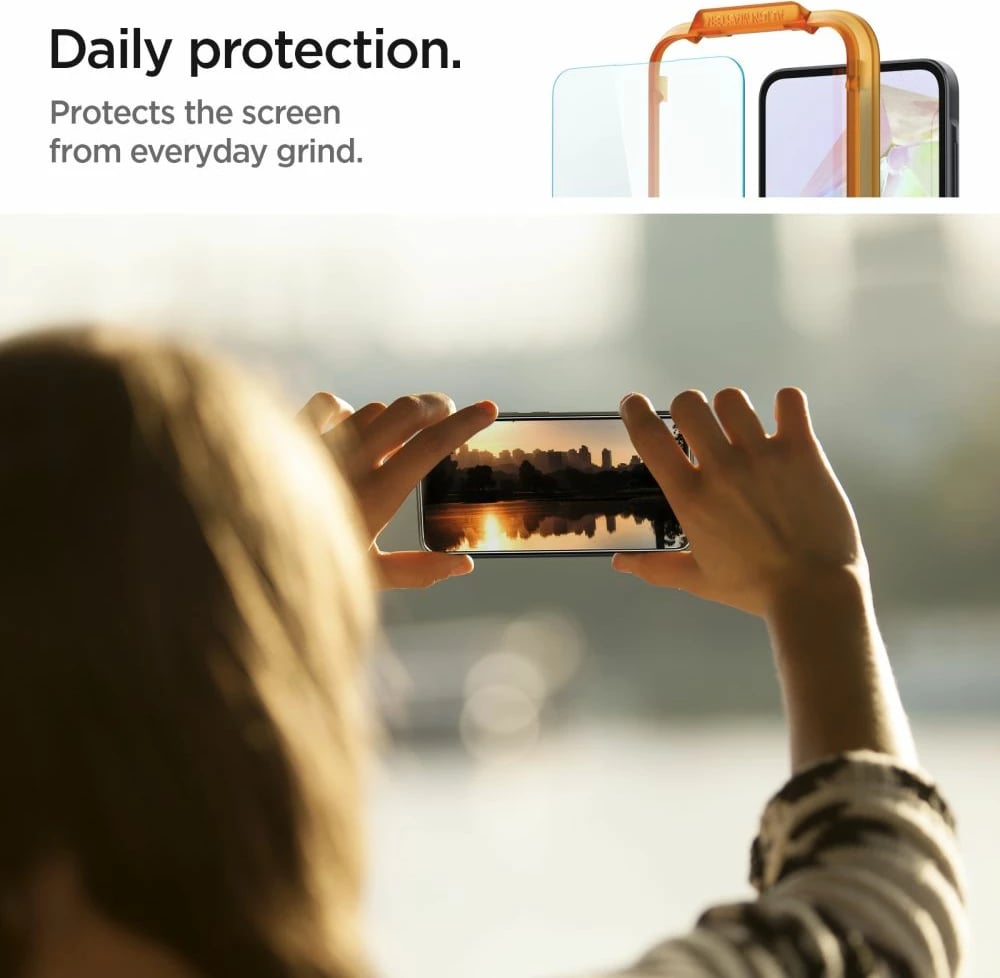 Mbrojtës ekrani Spigen Glass tR AlignMaster, për Samsung Galaxy A35 5G, 2 copë