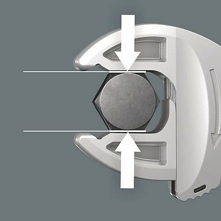 Çelës Wera 7880 Joker XXL, Einsteck-Maulschlüssel, 24-32mm, krom