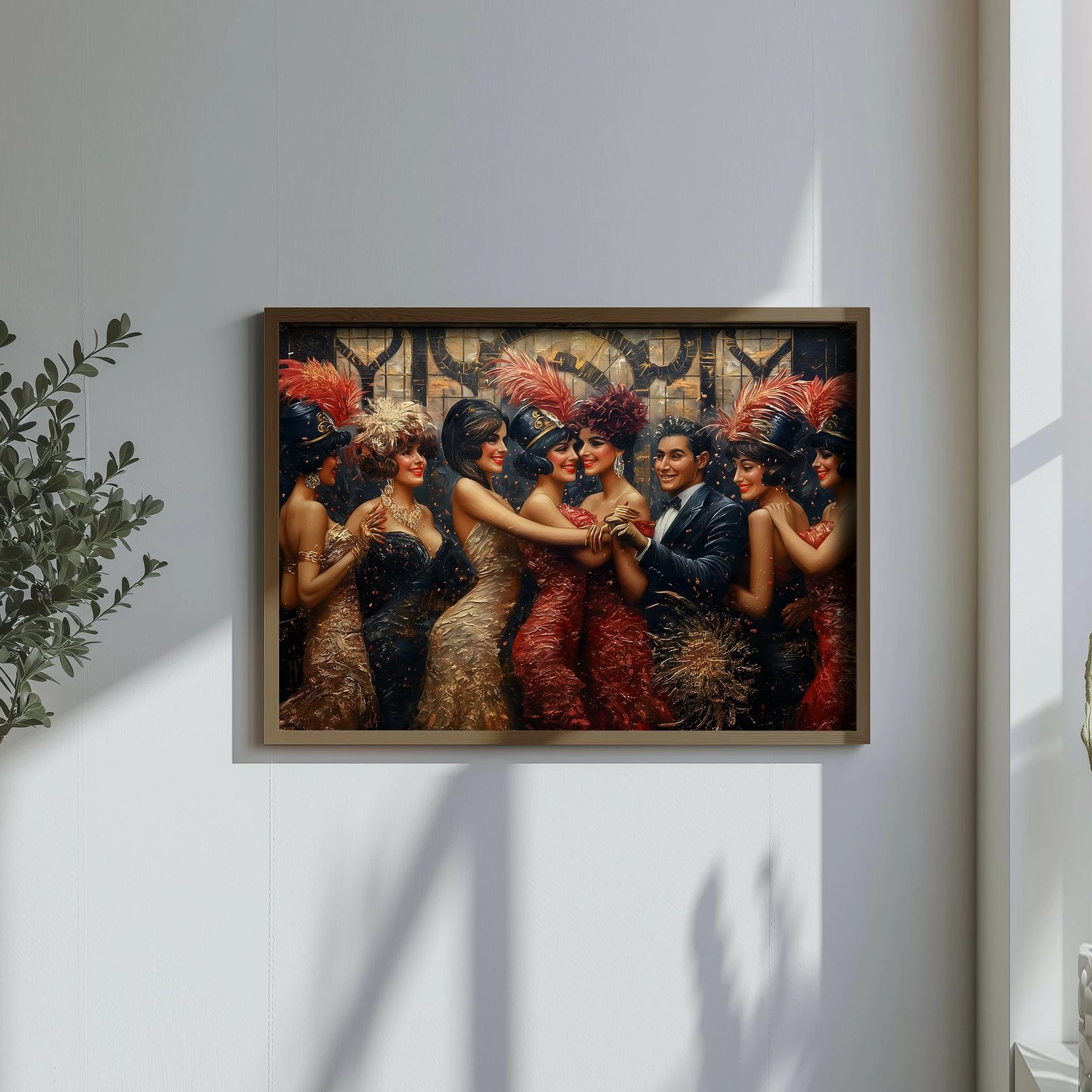 Pikturë dekorative me kornizë MDF, Wallity, GE133-L