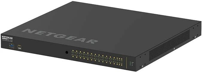 Switch i menaxhuar Netgear GSM4230PX-100EUS, 24x1G PoE+, 2x1G, 4xSFP+, rack, i zi