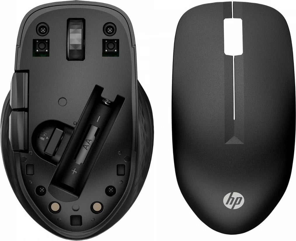 Maus pa tela, HP, 430 Multi-Device 3B4Q2AA, Bluetooth/USB, 4000 DPI, 5 butona, i djathtë, zi