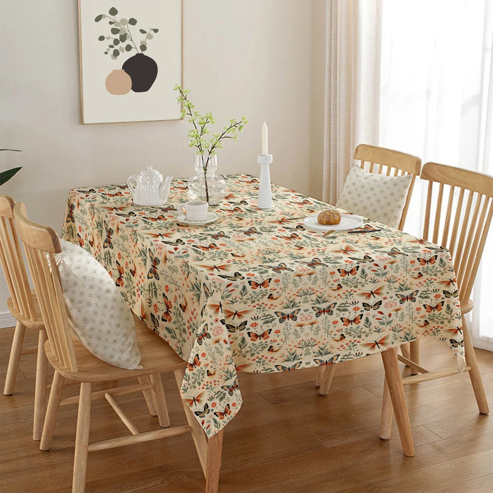 Mbulesë tavoline Hermia, Asr-tblclt25-4, 140x140cm