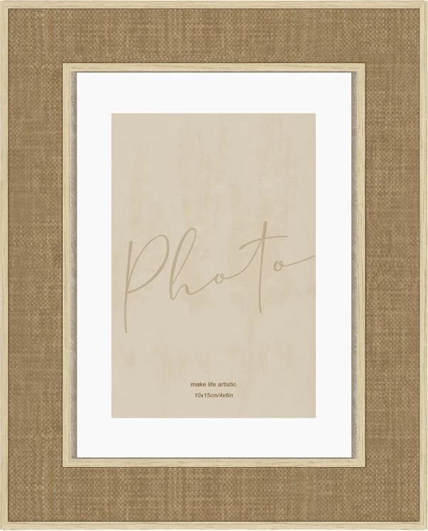 Kornizë foto LINO, MDF, ngjyrë kafe-natyrale, 20.6x2x25.6 cm