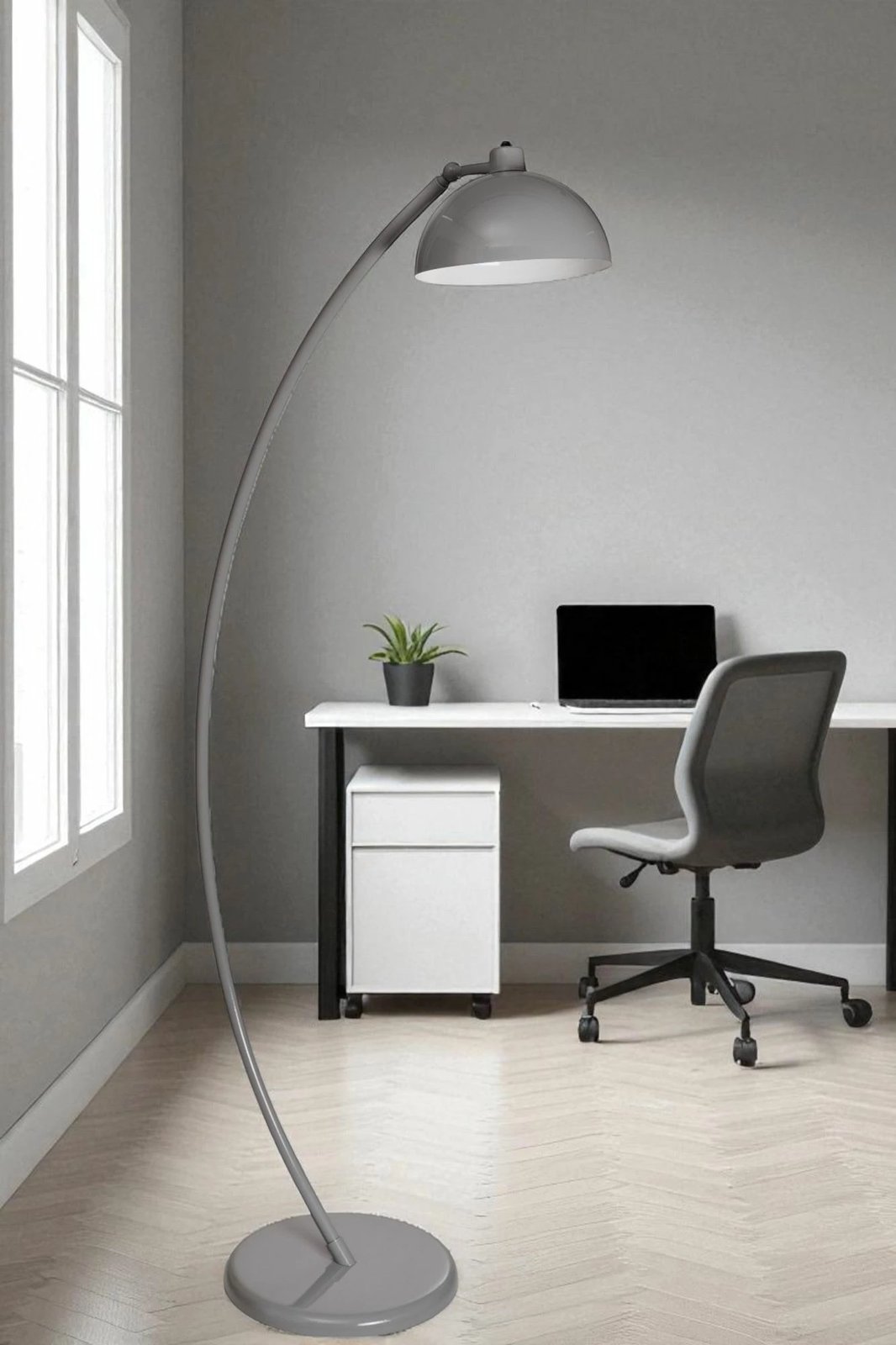 Llambë dyshemeje Opviq, 8918-4, ngjyrë gri