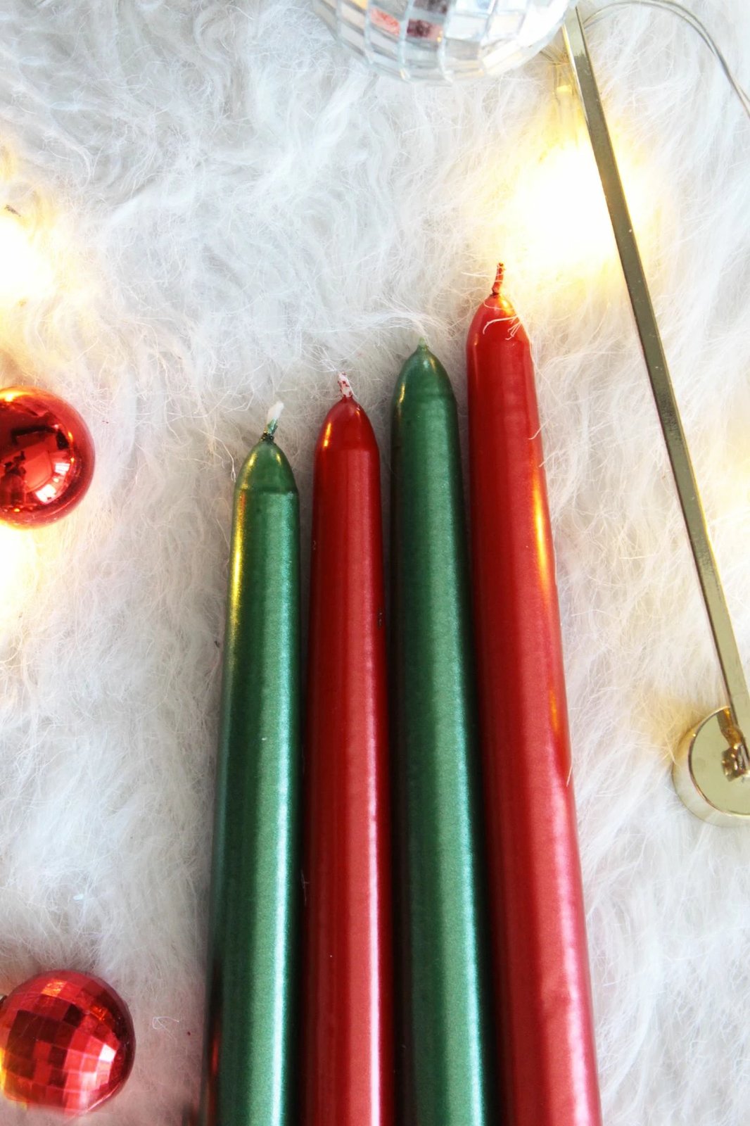 Set qirinjsh (4 copë), ngjyrë e gjelbër dhe e kuqe, Evila Originals, premium