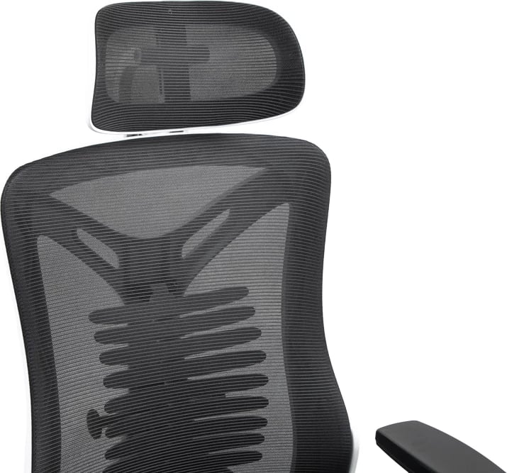 Karrige për zyre Andrew, e zezë/e bardhë