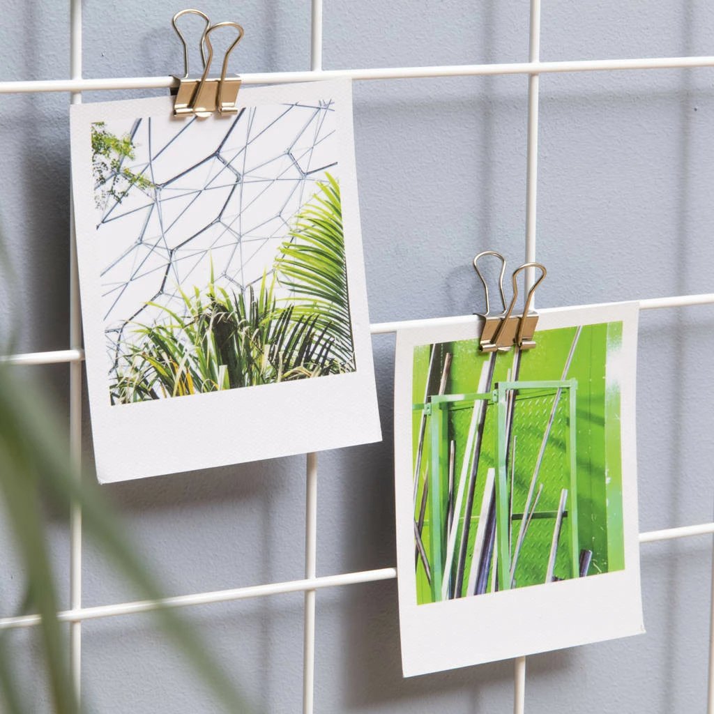 Aksesor dekorativ metalik për mur Wallity, i bardhë, WR001, 50x70x3cm