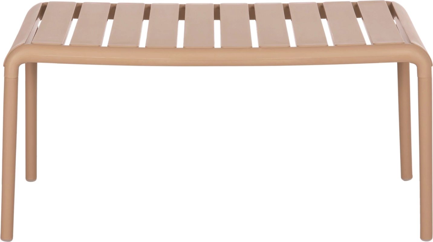 Tavolinë kafeje për jashtë, KORVER FH6334.04, polipropilen, ngjyrë kapuçino, 100x60x46cm