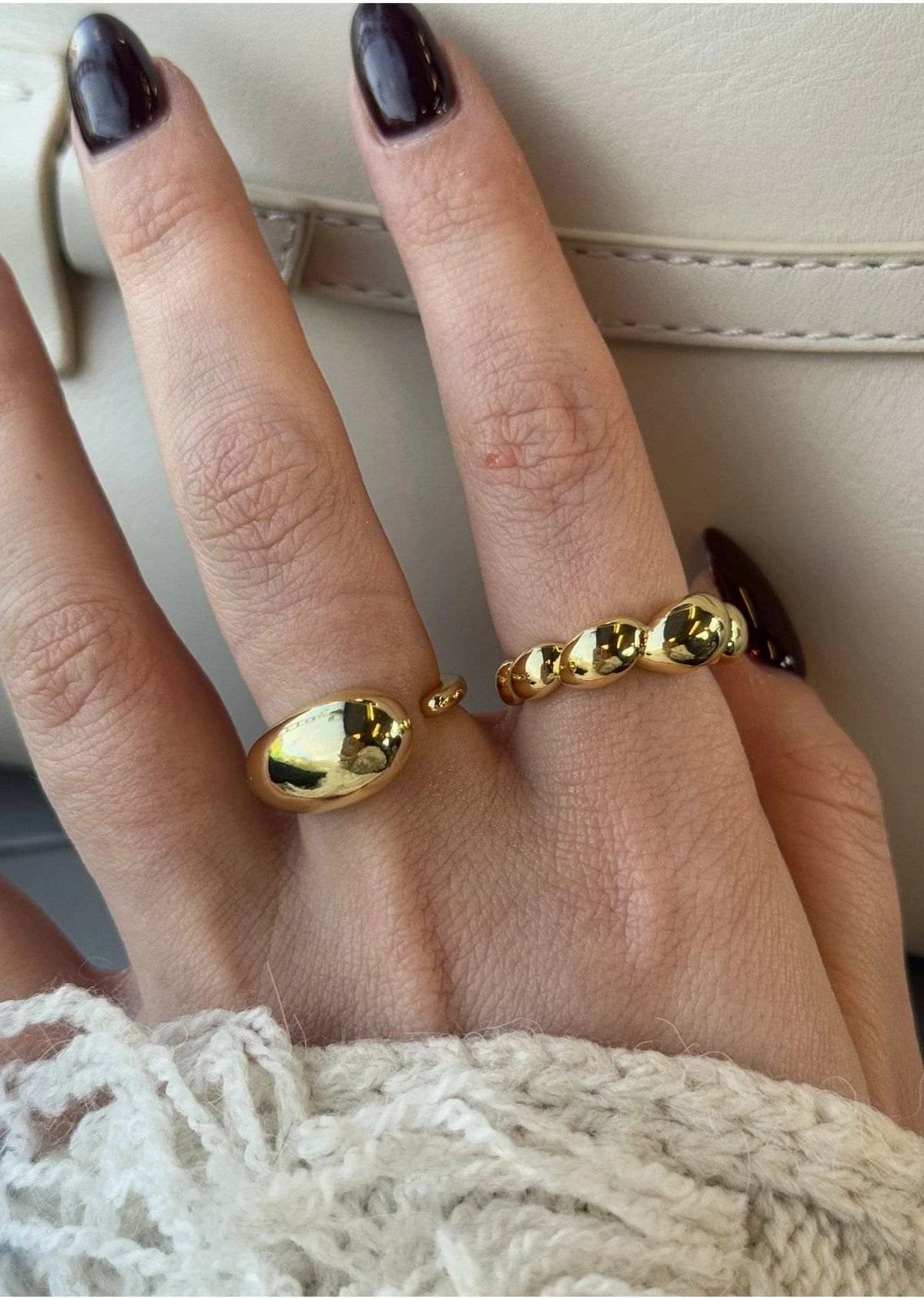 Unazë prej bronzi, ngjyrë ari, Jumeon, KPEGMSA35110