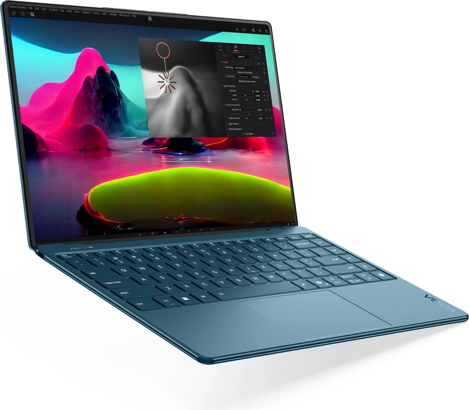 Kompjuter Lenovo Yoga Slim 9 14ILL10 Evo, 14 inç 4K OLED Touch, Core Ultra 7 258V, 32GB/1TB SSD, Win11, kaltër