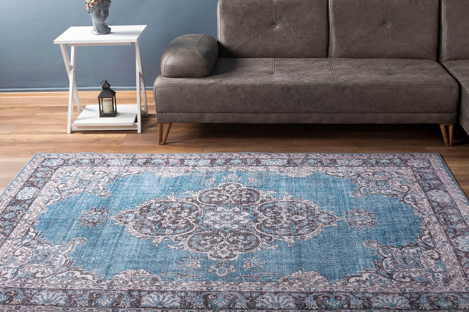 Qilim (230 x 330) Conceptum Hypnose, Blues Chenille - blu AL 201