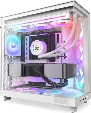 Kasë NZXT F360 RGB CORE PWM, 3 ventilatorë, e bardhë Kasë NZXT F360 RGB CORE PWM, 3 ventilatorë, e bardhë