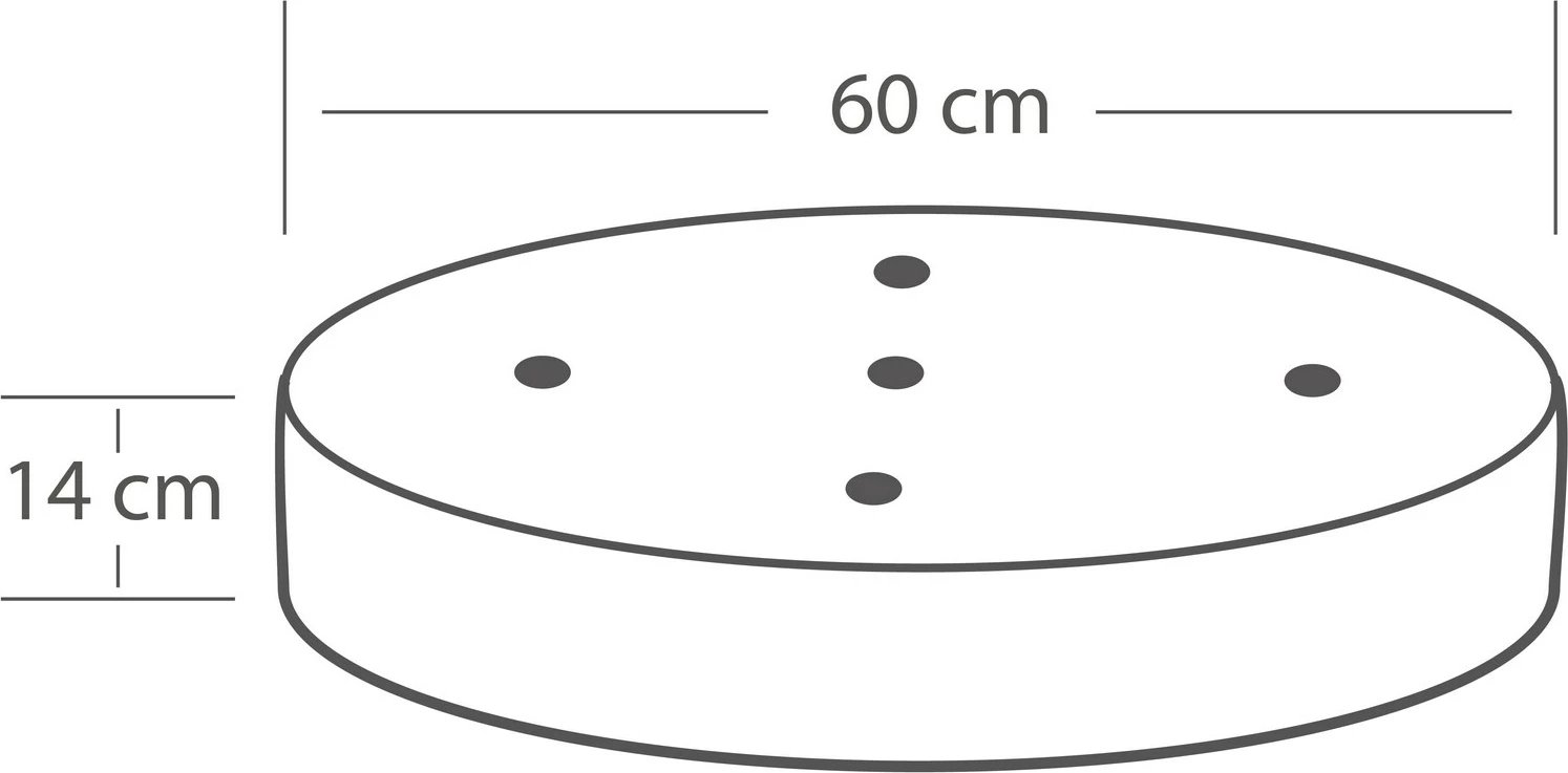 Jastëk dekorativ Atelier del Sofa, ngjyrë antracit, 60x14cm