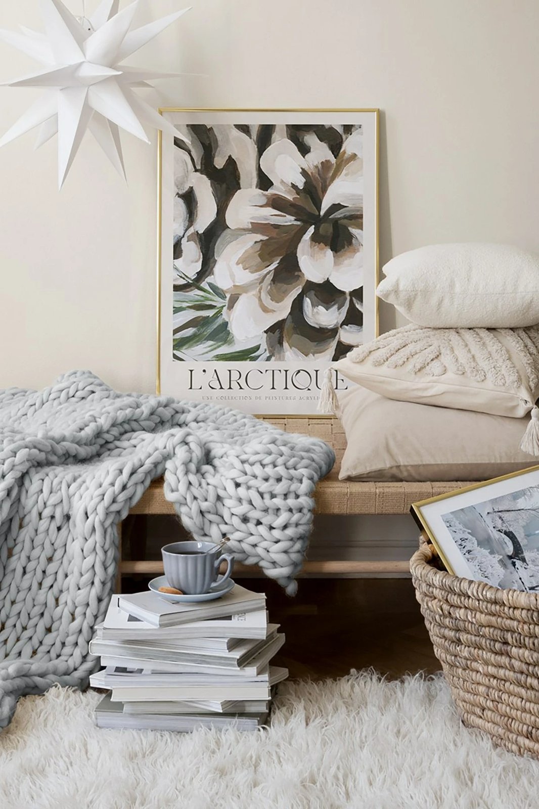 Pikturë dekorative me kornizë, Wallity, Tekhamcerceve34, shumëngjyrëshe, 33x48cm