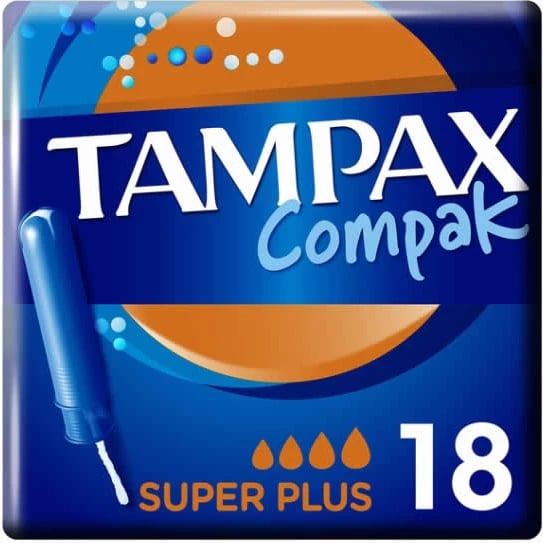 Tamponë higjienikë TAMPAX Compak Super Plus 18 copë
