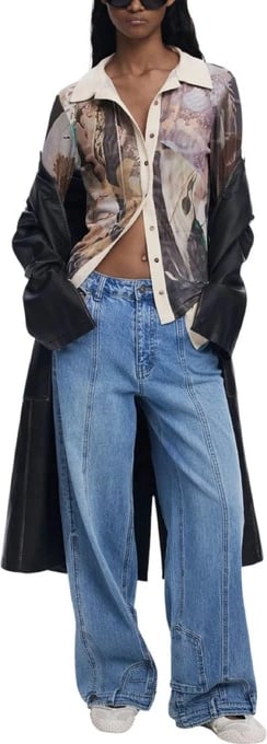 Këmishë Desigual femra, beige