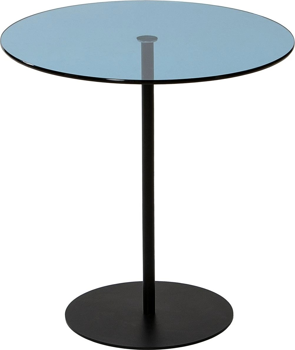 Tavolinë anësore Skye Decor, Chill-Out, e zezë, blu