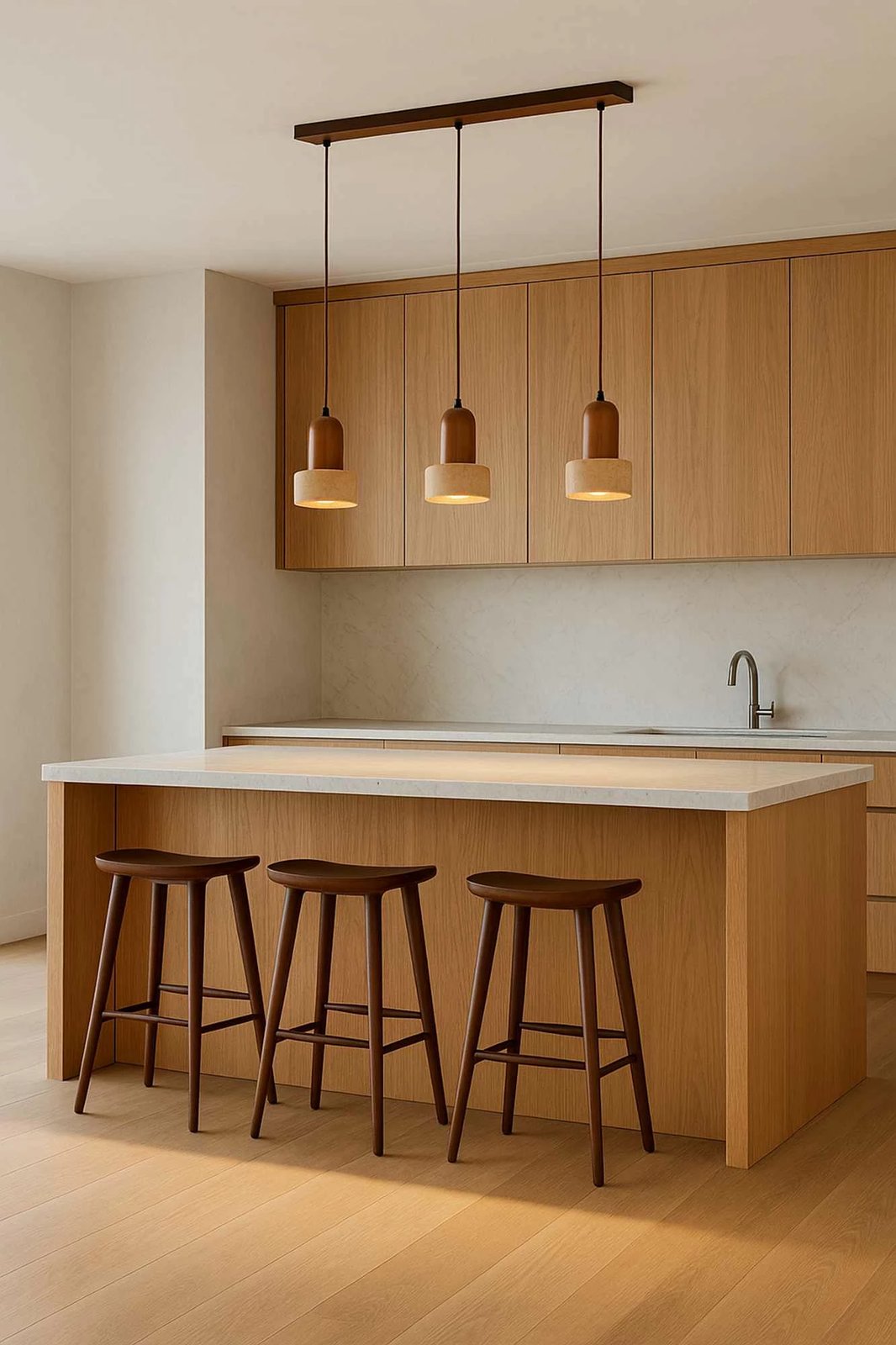 Llambë tavani Opviq, Loer R, dru arre, bezhë