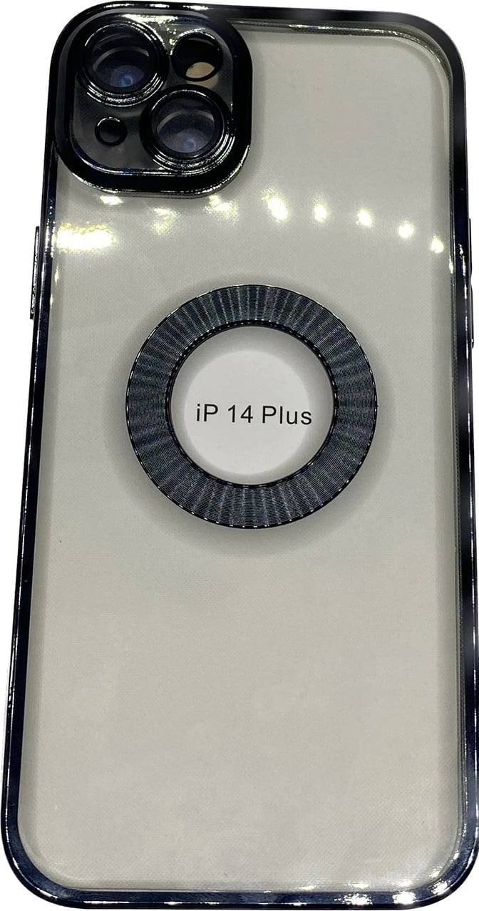 Mbrojtëse për iPhone 14 Plus MBTC2, transparente/e zezë