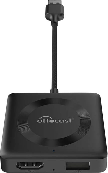Adapter për veturë Ottocast CA361-C4 Car TV MAX, CarPlay, Android Auto, HDMI, i zi
