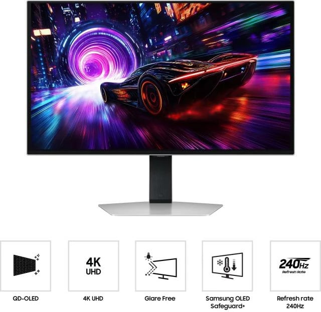 Monitor OLED, Samsung, Odyssey G8 S27FG810SU (LS27FG810SUXEN) 27", argjendtë