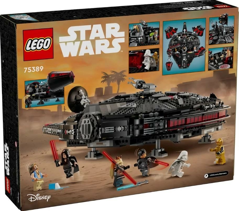 Set ndërtimi LEGO Star Wars Dark Millennium Falcon 75389, 1579 pjesë, për fëmijë 10+ Set ndërtimi LEGO Star Wars Dark Millennium Falcon 75389, 1579 pjesë, për fëmijë 10+