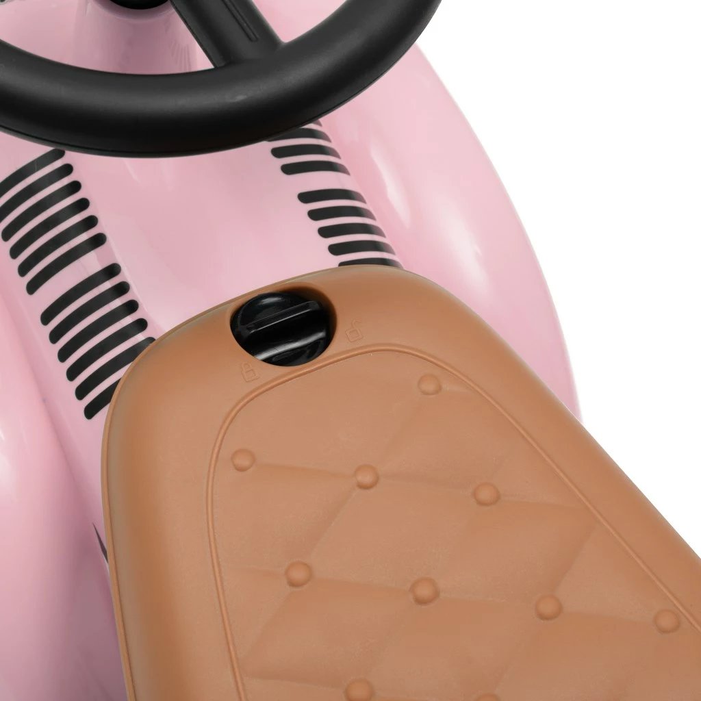 Makinë ecëse për fëmijë, Baby Mix, Retro, dizajn klasik, rozë
