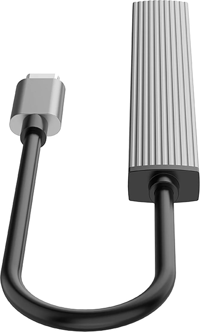 Kasë Orico AH-13, USB-C Hub, 1x USB-A 3.0 + 3x USB-A 2.0, Gri