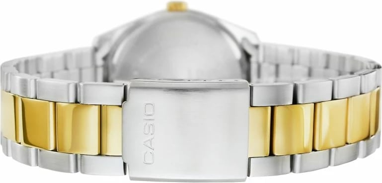 Orë dore për meshkuj Casio, argjend e ar