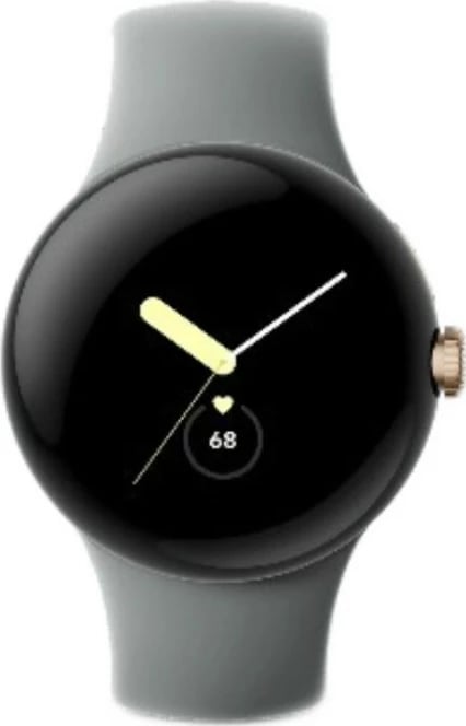 Smartwatch Google Pixel Watch 41mm 4G, kasë champagne gold, rrip hazel