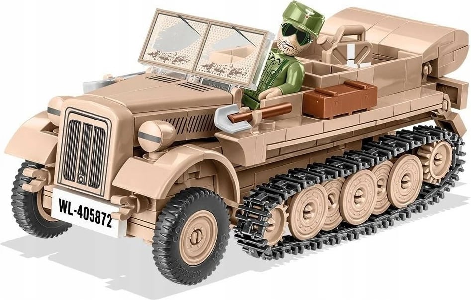 Set ndërtimi Cobi Klocki Sd.Kfz.10 DEMAG D7, 283 pjesë, 1:35, bezhë