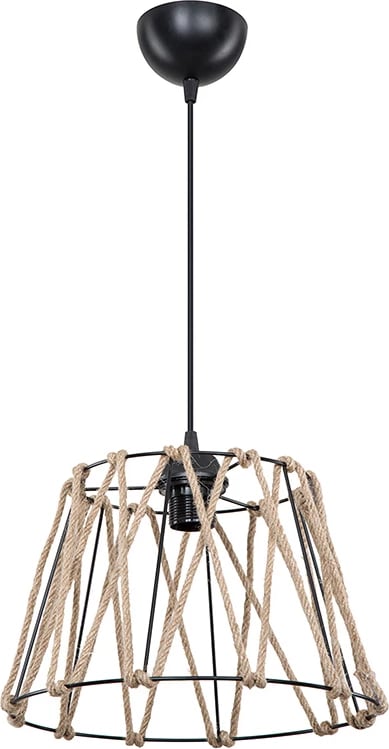 Dritë tavani PWL-1160 E27, ngjyrë zezë-bezhë, 31x23.5cm