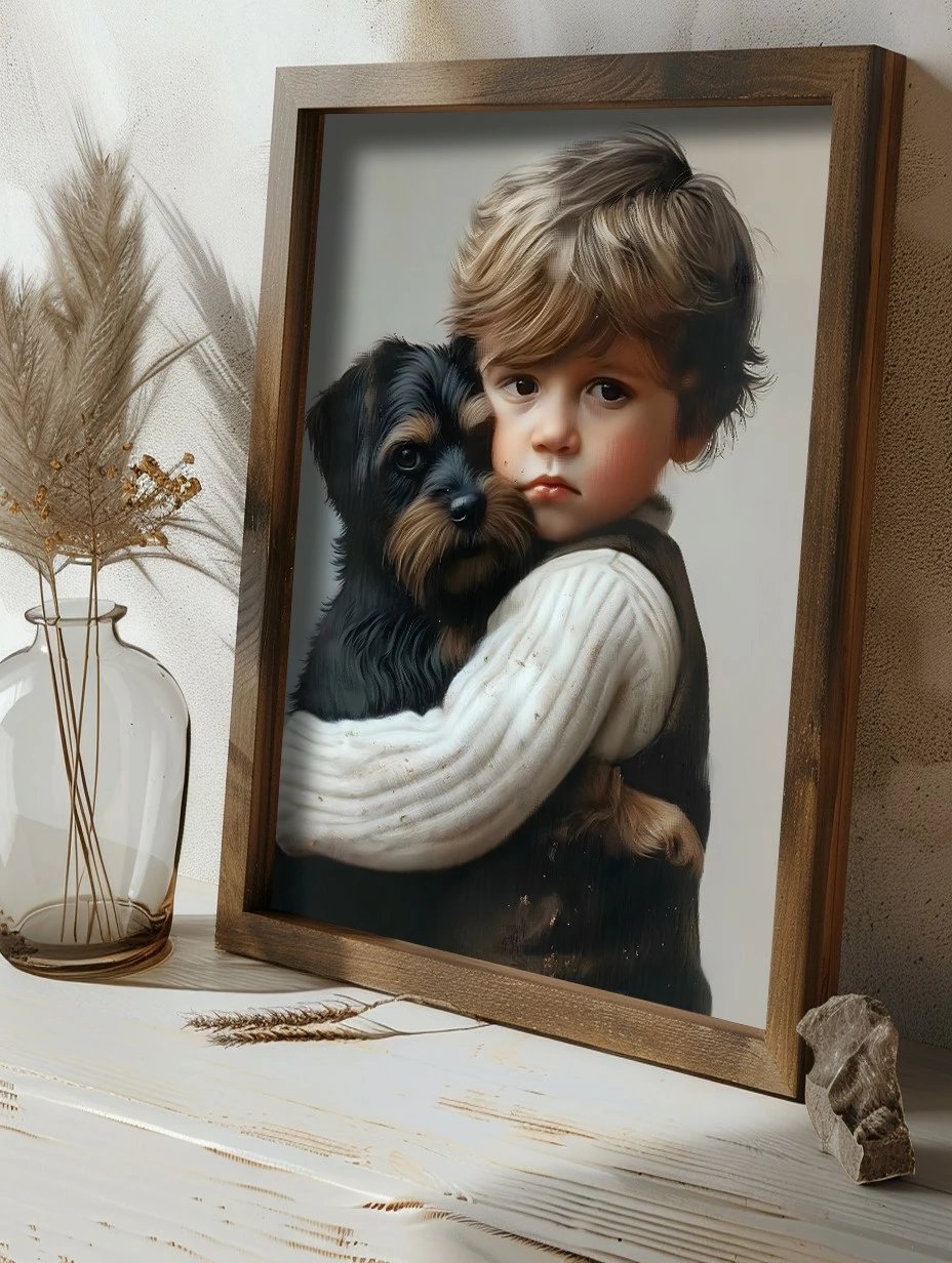 Pikturë dekorative me kornizë MDF, Wallity, GE227-L