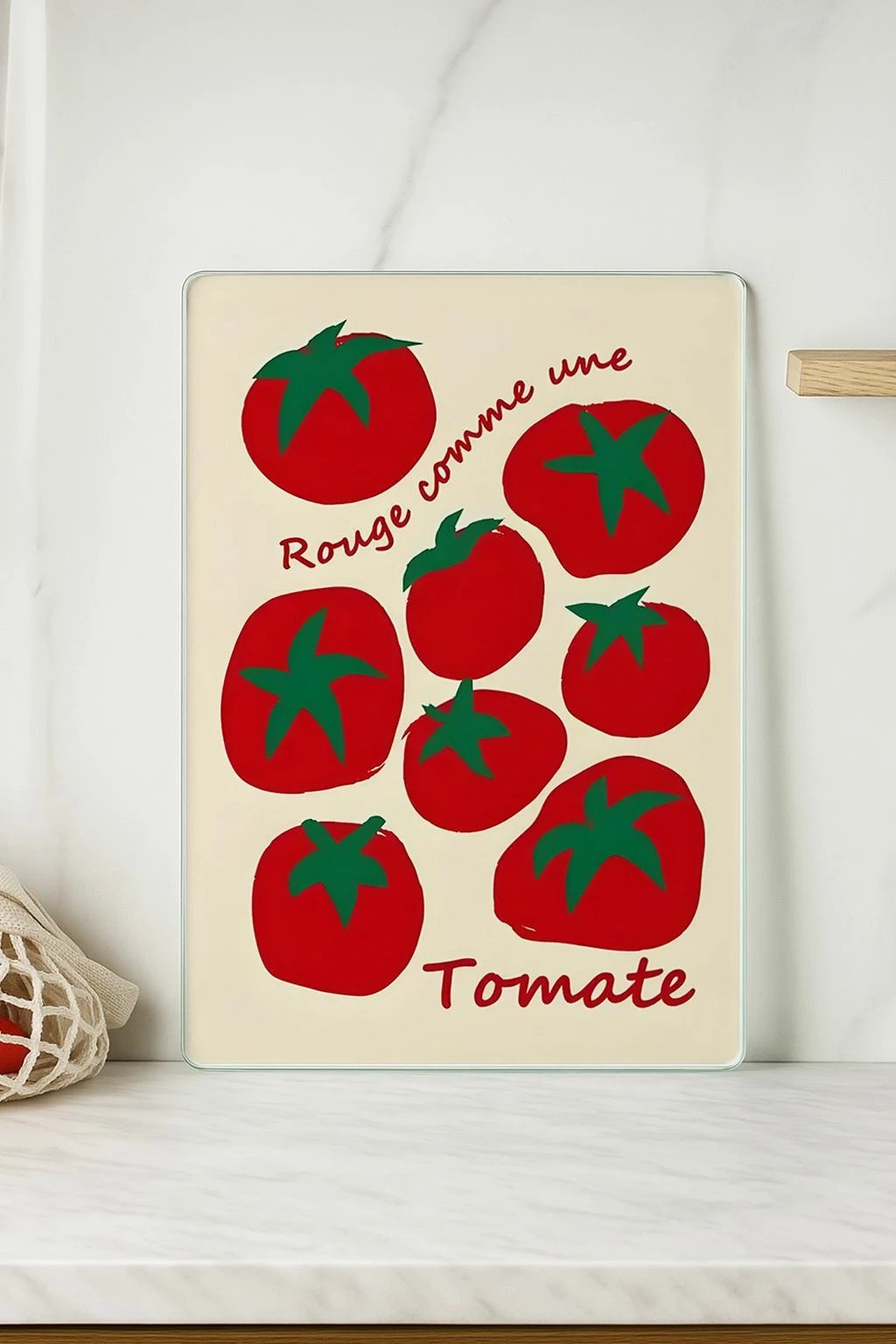 Dërrasë prerëse Hermia, Kes-00052, shumëngjyrëshe, 30x40cm Dërrasë prerëse Hermia, Kes-00052, shumëngjyrëshe, 30x40cm