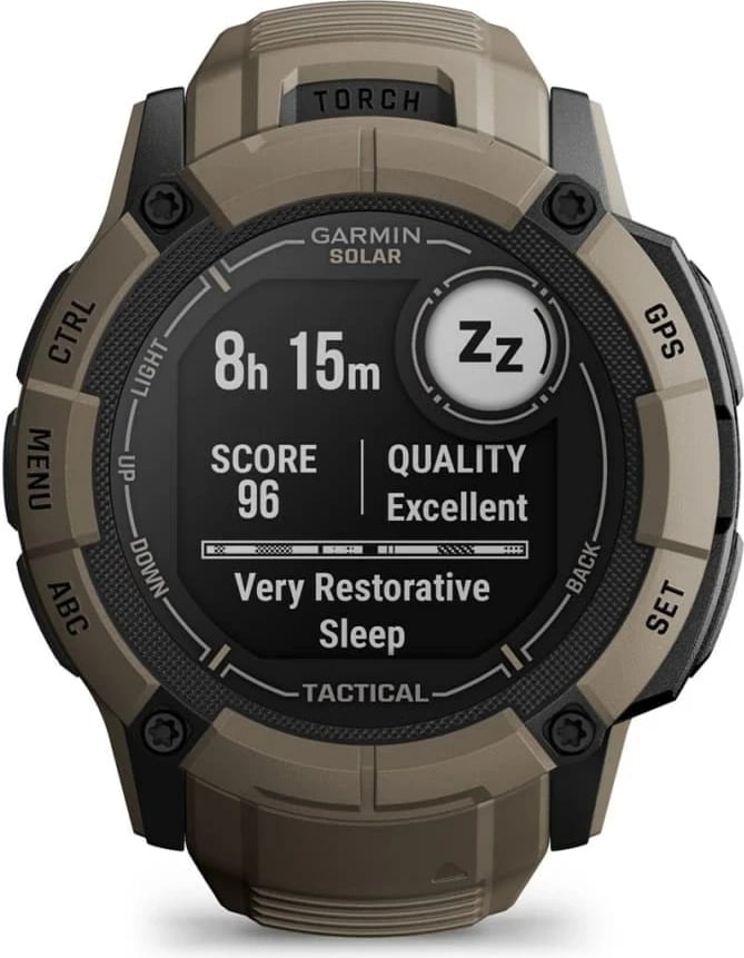 Smartwatch Garmin Instinct 2X Solar Tactical Edition, 50 mm, GPS, Gjelbër