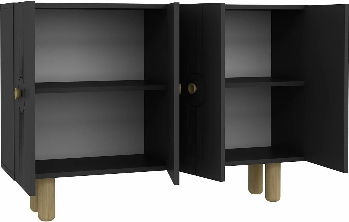 Konsolë moderne, ngjyrë antracit, Skye Decor, KM120