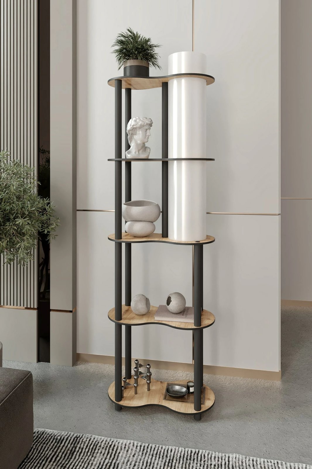 Llambë dyshemeje Opviq, KS-11110, ngjyrë arre