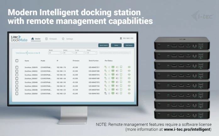 Kasë portesh i-tec C31INTGTRI4KDOCPD, 100W, e zezë