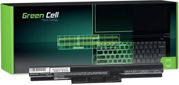 Bateri rezervë për notebook Green Cell SY18, 2200 mAh, për Sony, e zezë