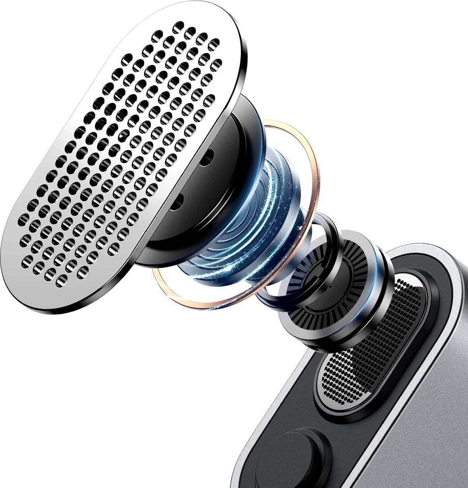 Marrës Bluetooth për makinë Joyroom JR-CB7, 1m, Super BASS, Gri