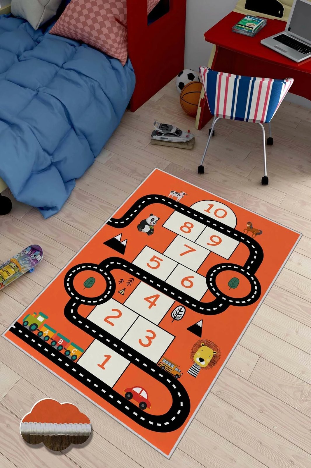 Qilim për fëmijë, shumëngjyrësh, Conceptum Hypnose, HMNT469, 80x50cm